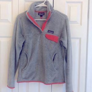Patagonia Pullover Gray Small S Fleece